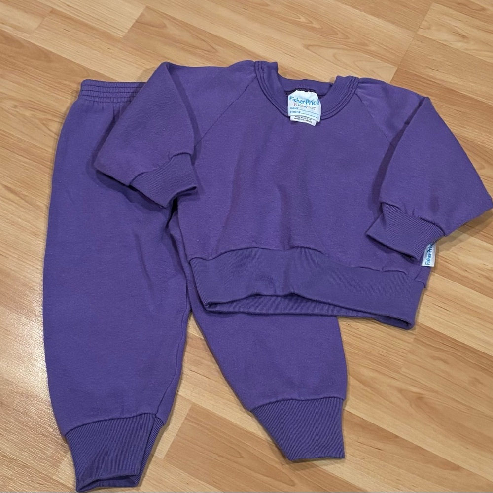 Fisher-Price Vintage‎ 80’s Purple Jogger Set
